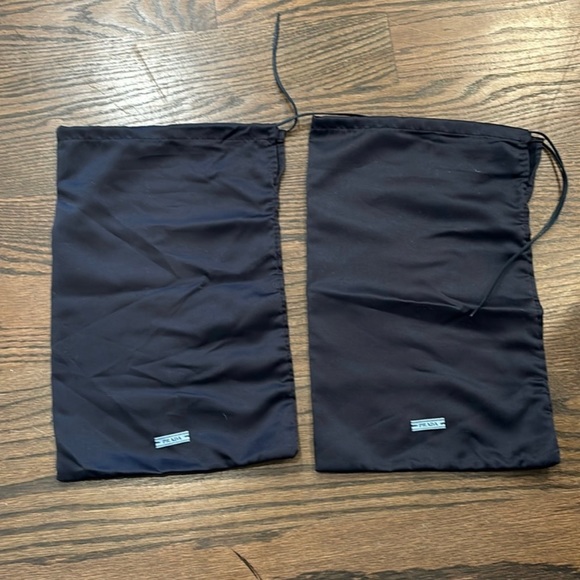 2 new PRADA navy shoe dust bags 13’ x 8’ - Picture 1 of 3
